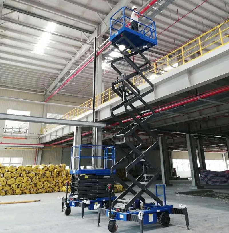 河南助力行走剪叉式高空作业平台